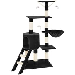 tectake Kradsetræ Dan 49 x 35 x 144 cm Sort