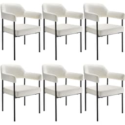 Lenestol Doé, polstret, stålben