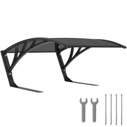 tectake Hus till robotgräsklippare Domus, väderbeständigt, 81 x 100 x 48 cm 100 x 81 x 48 cm Svart