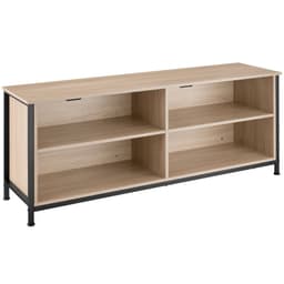 tectake TV-bänk Navan 147 x 41 x 60.5 cm Industriellt Lätt Trä, Ek Sonoma