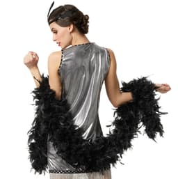 tectake Fluffig fjäderboa