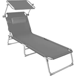 tectake Solseng Chloé 190 x 68 x 65 cm Grå