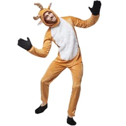 tectake Raskt rensdyr kostume XL, beige/hvid