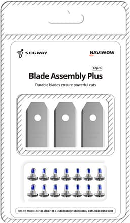 Segway Navimow Assembly Plus erstatningsknivblad 495867 (grå)