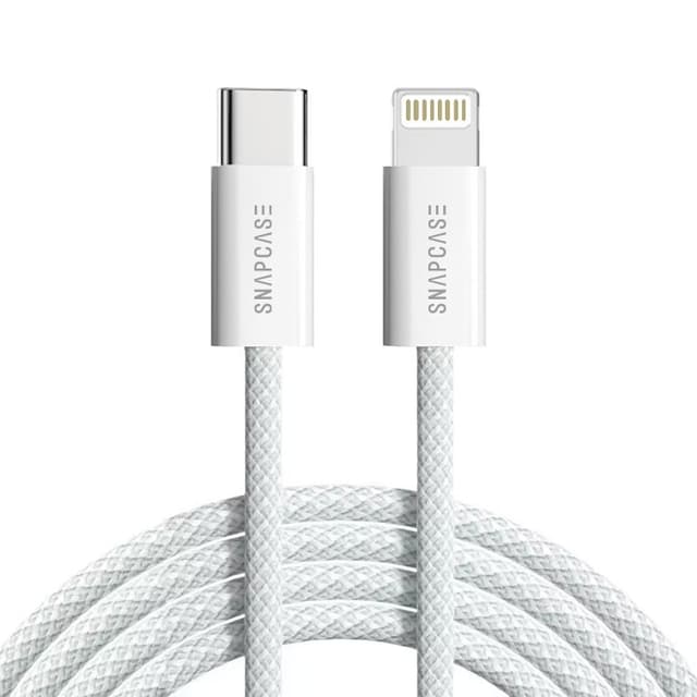 Snapcase USB-C/Lightning flätad kabel (3m)