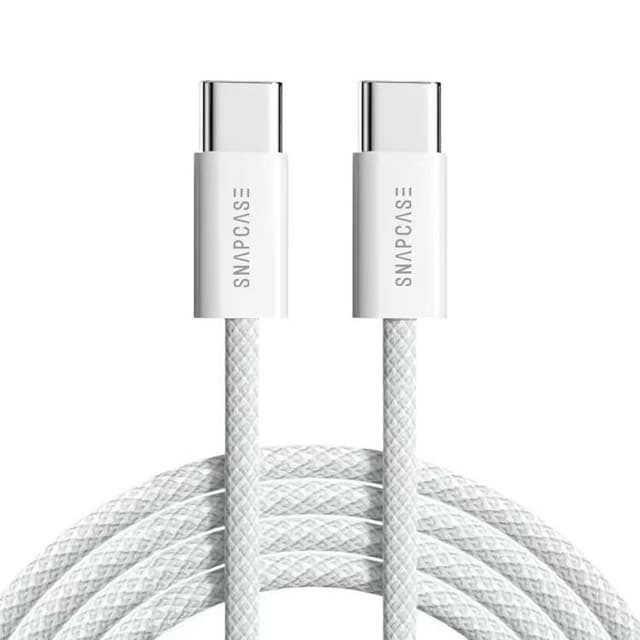 Snapcase USB-C/USB-C flätad kabel (3m)