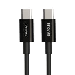Snapcase USB-C/USB-C Silikonkabel Black Edition (1m)