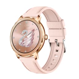 Smartklocka med Puls-, Blodtrycks- & Blodsyremätare Rose guld