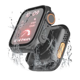 Tietokonekotelo näytönsuojalla Apple Watch Series 4/5/6:lle, 40 mm Musta