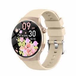 Bluetooth-puhelutoiminnolla varustettu älykello, jossa on sykkeen ja unen seuranta, yhteensopiva Huawei, Samsung, APPLE, Garmin kanssa Kulta