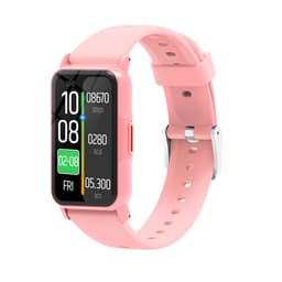 Monipuolinen älykello terveyden seurannalla ja Bluetooth-musiikinohjauksella, kompatibel med Android ja iOS Vaaleanpunainen