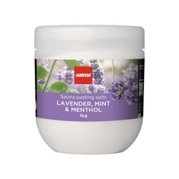 Sauna peeling salt lavendel og mynte 1kg