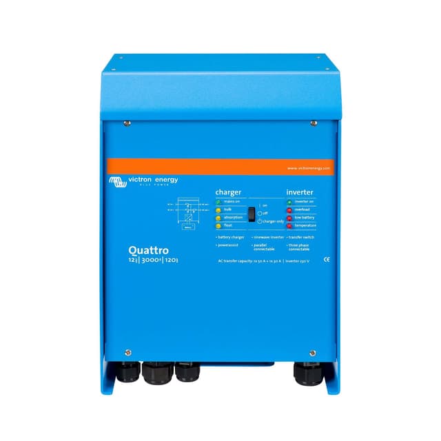 Inverter/lader Victron Quattro 12/3000/120