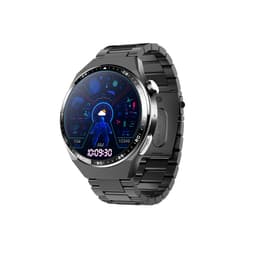 Älykello EKG:llä, kehonkoostumusanalyysillä, veren koostumusanalyysillä (virtsahappo, veren lipidit) Musta kolmen helmen hihna