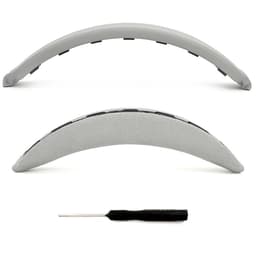 Korvaava pääpantaspehmuste yhteensopiva Bose QC35/QC35II/QC45/QC SE -kuulokkeiden kanssa, sisältää ruuvimeisselin Harmaa