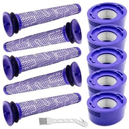 Dyson V7 V8 Dammsugarfilter Reservdelar, 11-delars Set