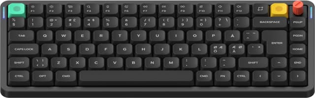 NuPhy Air75 V3 Red Nano trådlöst gamingtangentbord (Nebula