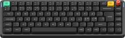 NuPhy Air75 V3 Red Nano trådlöst gamingtangentbord (Nebula Black)