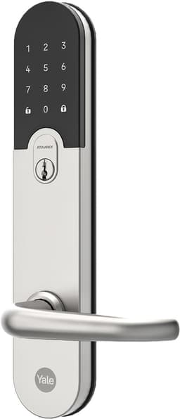 Yale Entrus Lite smart dørlås (børstet stål)