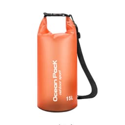 SKALO Vattentät Dry Bag 15L i PVC - Orange