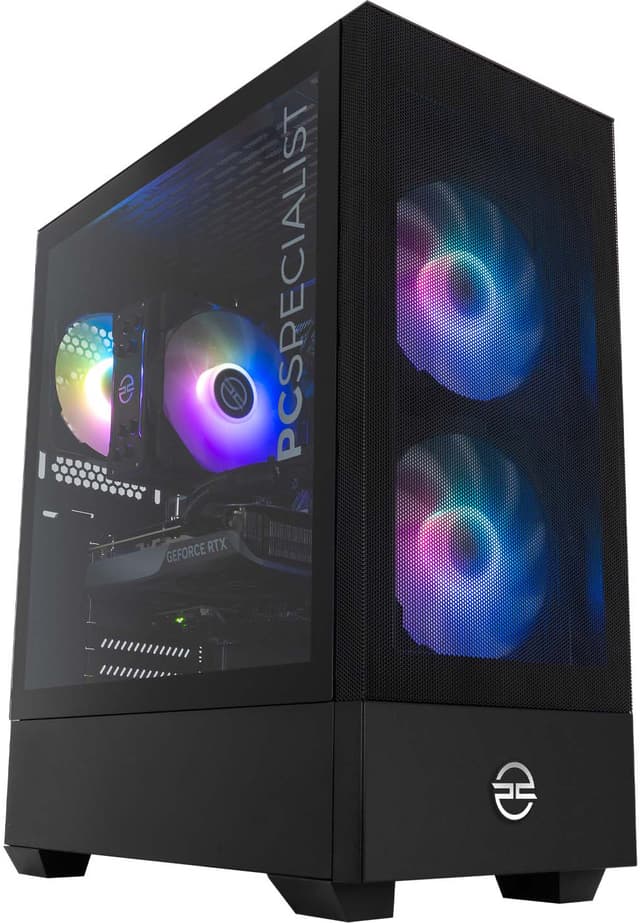 PCSpecialist Prime 310 i5-14/16/5060TI stationær gaming computer