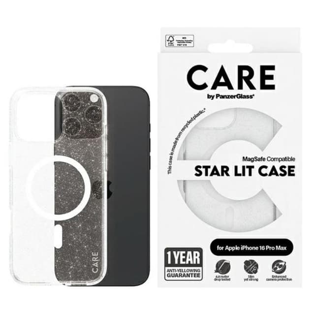 CARE By PanzerGlass iPhone 16 Pro Max Mobilskal MagSafe Star Lit