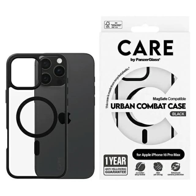 CARE By PanzerGlass Mobilskal till iPhone 16 Pro Max MagSafe Urban - Svart