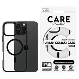 CARE By PanzerGlass Telefontaske til iPhone 16 Pro Max MagSafe Urban - Sort