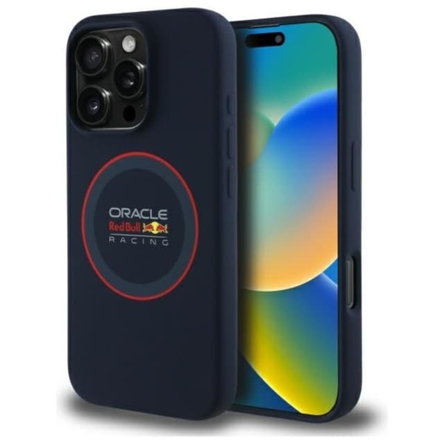 Red Bull Telefontaske til iPhone 16 Pro Max MagSafe Rød Ring