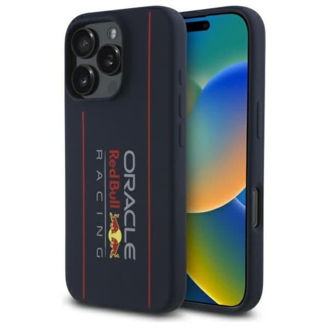 Red Bull telefonetui til iPhone 16 Pro Max MagSafe lodret logo