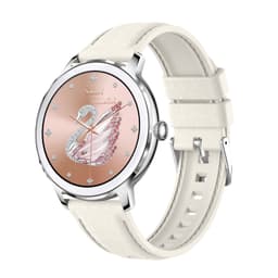 Smartwatch med puls-, blodtryks- og iltmåler Sølv