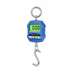 300 kg Digitaalinen Ripustusvaaka – Kannettava Elektroninen Nosturivaaka LCD-Näytöllä Sininen