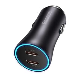 Baseus Golden Billaddare 40W 2 x USB-C - Grå