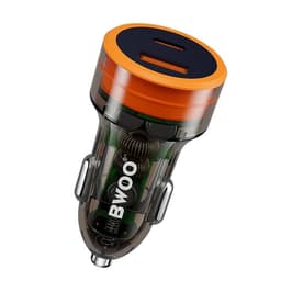 BWOO Snabb Billaddare 38W QC 18W + PD 20W - Transparent