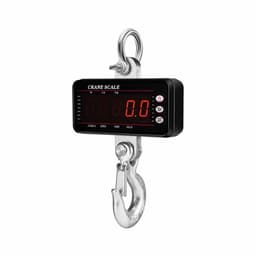 500 kg LED-näytöllinen digitaalinen riippuva vaaka - Paristokäyttöinen nosturivaaka Musta