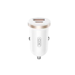XO Billaddare 30W 1xUSB-A 1xUSB-C CC56 - Vit