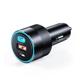 Choetech Fast Billaddare 130W USB-A 2xUSB-C - Svart