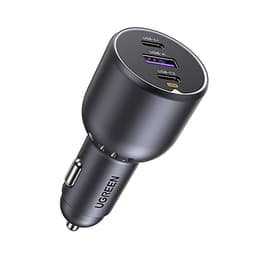 Ugreen Billaddare 2x USB-C Till USB-A 130W EC705 - Grå