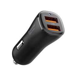 Spigen Essential Billaddare EV302 2-Portars 30W - Svart