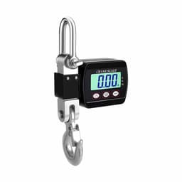 500kg Digital Krånvåg - Kraftig Bärbar Hängvåg med LCD-Display Svart