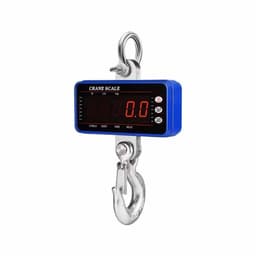 500 kg LED-näytöllinen digitaalinen riippuva vaaka - Paristokäyttöinen nosturivaaka Sininen