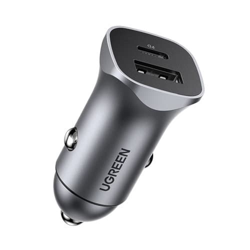 Ugreen USB Billaddare USB-C 24W - Grå