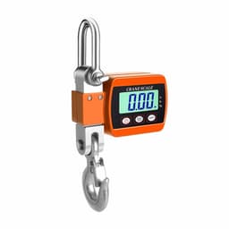 500 kg digitaalinen nostovaaka - kestävä kannettava riippuva vaaka LCD-näytöllä Oranssi