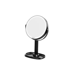 8 tuuman kaksipuolinen LED-meikkipeili 10x suurennuksella ja kosketusohjauksella Musta