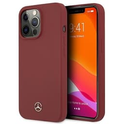 Mercedes Silicone Line Skal iPhone 13 Pro Max - Röd