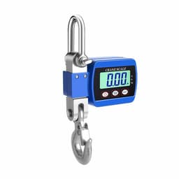 500kg Digital Krånvåg - Kraftig Bärbar Hängvåg med LCD-Display Blå
