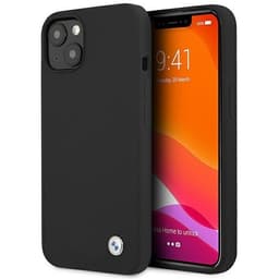 BMW Silicone Signature Taske til iPhone 13 Mini - Sort