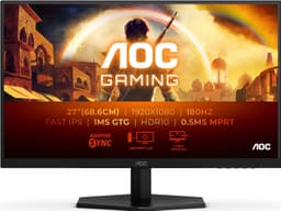 AOC 27G42E 27/FHD/IPS/180Hz/1ms gaming skærm