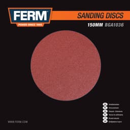 Sanding disc set P60 10 pc. 150mm for BGM1003