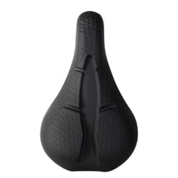 Alt-i-ett silikon bikube setetrekk - Støtdempende og komfortabelt Sort